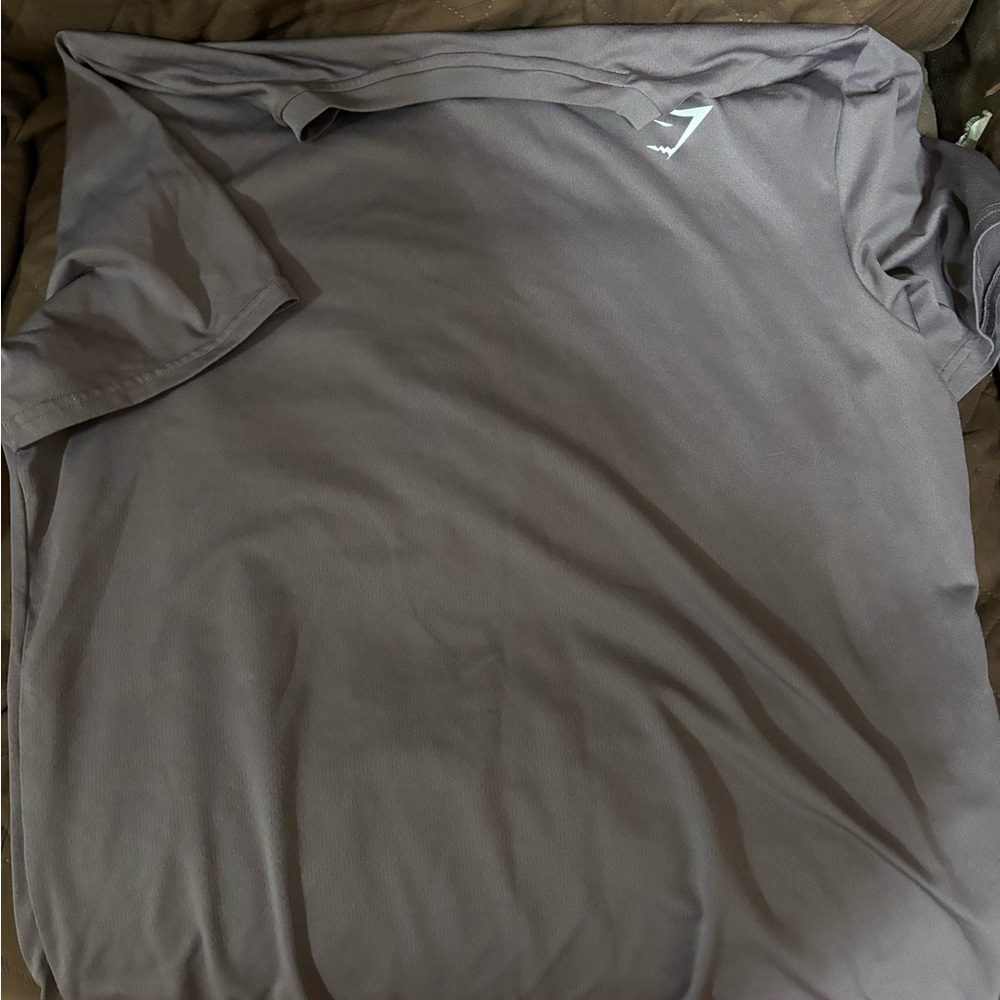 Men's dark purple workout shirt